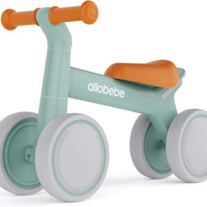 allobebe Baby Balance Bike, Cute Toddler Bikes 12-36 Months Boys Girls Baby Bike to Train Baby from Standing to Walking 7 inch Wheels Gift Ideal