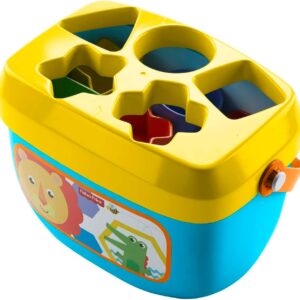 Fisher-Price Stacking Toy Baby’s First Blocks Set of 10 Shapes for Sorting Play for Infants Ages 6+ Months