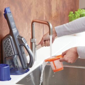 BLACK+DECKER Dustbuster Handheld Vacuum for Pets, Cordless, AdvancedClean+, Gray (HHVK515JP07)