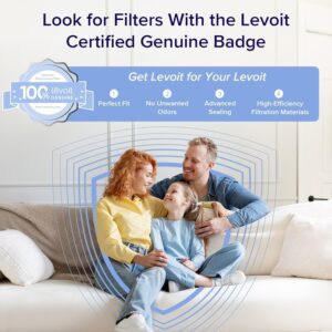 LEVOIT Air Purifiers for Large Room Home with Washable Filter and Air Quality Monitor, AHAM VERIFIDE, HEPA Sleep Mode and Auto Mode, Removes Pet Hairs, Allergies, Pollen, Smoke, Dust, Vital100S-P