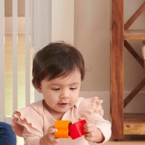 Fisher-Price Stacking Toy Baby’s First Blocks Set of 10 Shapes for Sorting Play for Infants Ages 6+ Months
