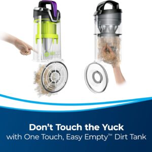 BISSELL 24613 Pet Hair Eraser Turbo Plus Lightweight Vacuum, Tangle-Free Brush Roll, Powerful Pet Hair Pick-up, SmartSeal Allergen System, Specialized Pet Tools, Easy Empty Dirt Tank