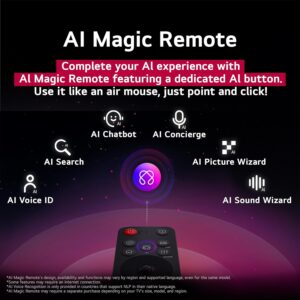 LG 65-Inch C5 OLED evo 4K Smart TV – α9 AI Processor 4K Gen 8, Alexa Built-in, Up to 144Hz Refresh Rate, HDMI 2.1, G-Sync, FreeSync, VRR, WebOS 25, Dolby Vision (OLED65C5PUA, 2025)