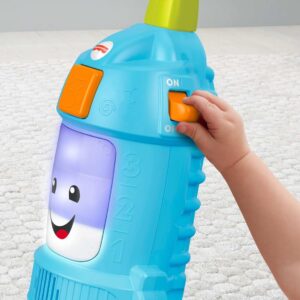Fisher-Price Toddler Toy Laugh & Learn Light-Up Learning Vacuum Musical Push Along for Pretend Play Infants Ages 1+ Years​