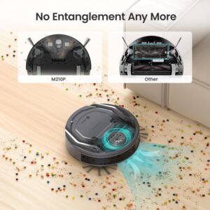 Lefant Robot Vacuum Cleaner, Super Thin & Quiet Robot Vacuum, 2.4GWi-Fi Connected, Multi-Surface Cleaning, Self-Charging Robotic Vacuum, Ideal for Pet Hair and Hard Floor(M210 Pro)