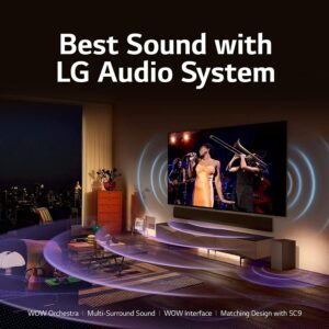 LG G3 MLA OLED evo 55-inch Gallery Edition 4K Smart TV – AI-Powered, Alexa Built-in, Gaming, 120Hz Refresh, HDMI 2.1, FreeSync, G-sync, VRR, Brightness Boost Max, 55