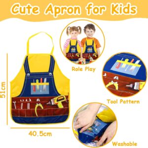 Kids Tool Set Construction Toys for 2 3 4 5 Year Old Boys Girls Toddler Tool Set Montessori Stem Toys for Kids 3-5 Wooden Toddlers Tool Box Gifts for 3 4 5 Year Old Boys Girls Outils Enfant
