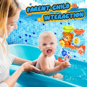 Bath Toys for Toddlers 1-3 Baby Bath Toys for Kids 1 2 3 Year Old Boys Girls Tub Toy for Baby Sensory Water Toy 6-12-18 Months Ideal Gifts