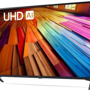 LG 43-Inch UT8000 Series 4K Smart TV – α5 AI Processor 4K, Dynamic Tone Mapping, Alexa Built-in, HDR10, WebOS 24, Wi-Fi, Bluetooth, AI Upscaling, AI Sound, Magic Remote Included (43UT8000PUA, 2024)