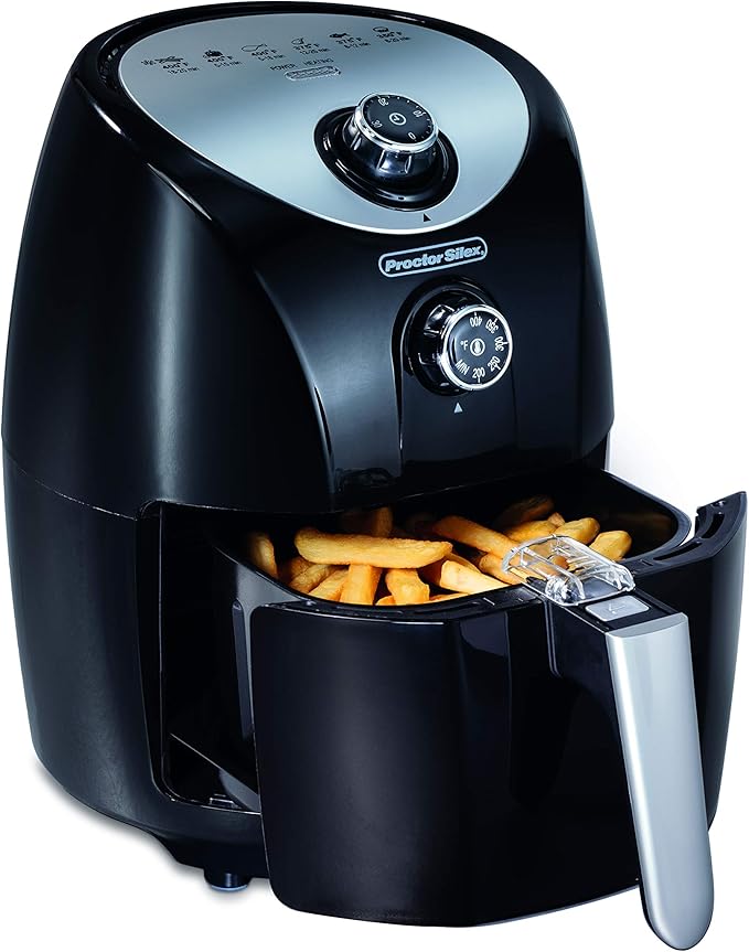 Proctor Silex Air Fryer 35055 , 2.2 QT, Black