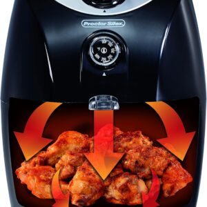Proctor Silex Air Fryer 35055 , 2.2 QT, Black