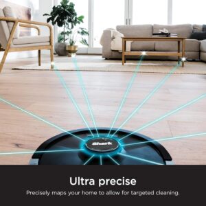 Shark AI Laser Navigation Ultra Robot 2-in-1, Ultra-Powerful Whole Home Vacuum, Ultra Sonic Mopping and UltraClean, Black/Mocha, RV2620WDCA (Canadian Version)