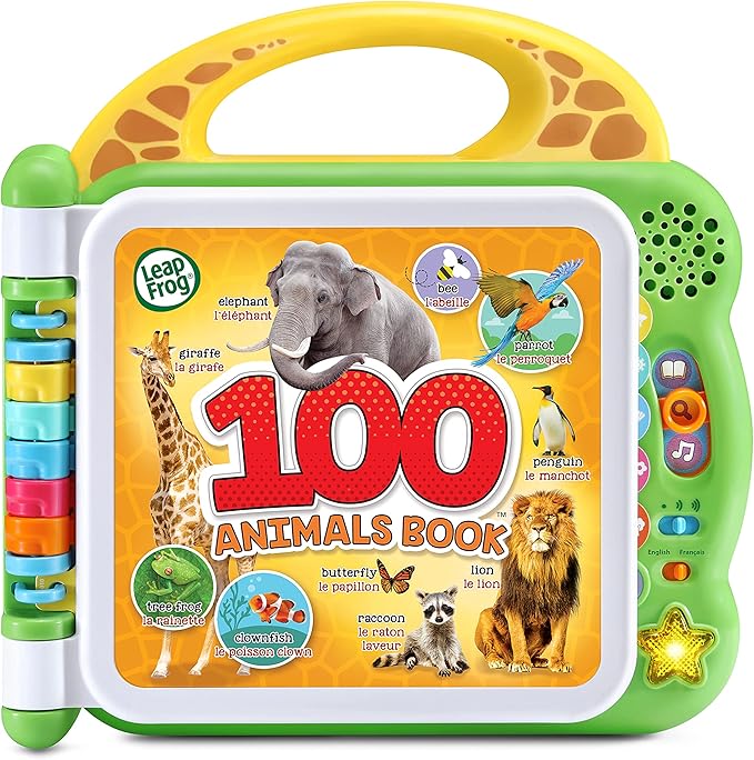 LeapFrog 100 Animals Book (Bilingual – English/French)