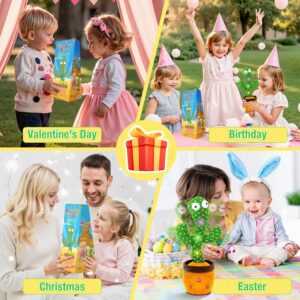 Ayeboovi Dancing Talking Cactus Baby Toy Mimicking Recording Cactus Toy Repeats What You Say 120 Songs Toddler Toys Easter Gifts for Kids Birthday Pranks Easter Basket Stuffers for 3 4 5 6+