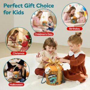TOP BRIGHT Magnetic Fishing Game for Kids with 2 Fishing Rods, Toddler Magnetic Fishing Toy with 26 Wooden Ocean Animals, Montessori Toys for 2 Years Old Boys Girls