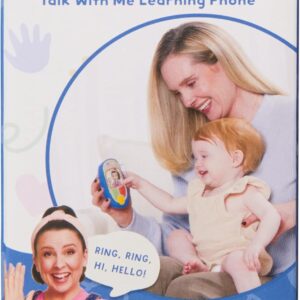 Ms. Rachel Official Electronic Talk with Me Learning Phone with Conversational Phrases, Educational Toys & Toddler Toys for Girls & Boys Ages 1-3+