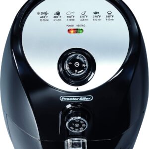 Proctor Silex Air Fryer 35055 , 2.2 QT, Black