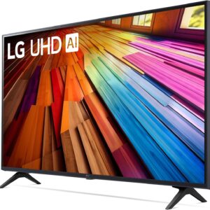 LG 43-Inch UT8000 Series 4K Smart TV – α5 AI Processor 4K, Dynamic Tone Mapping, Alexa Built-in, HDR10, WebOS 24, Wi-Fi, Bluetooth, AI Upscaling, AI Sound, Magic Remote Included (43UT8000PUA, 2024)
