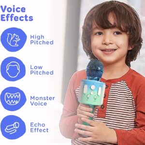 Move2Play, Kids Karaoke Microphone | Includes Pre-Loaded Songs & Bluetooth | Kids Birthday Party Gift | Toy for All Ages 2, 3, 4, 5, 6+ Year Old Girls, Boys & Toddlers