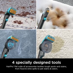 Shark StainStriker HairPro Pet, Portable Spot, Stain, & Odour Eliminator for Carpets, Area Rugs, Upholstery, Cars, with Bonus Accessories and Cleaning Solutions, Perfect for Pets, Copper, PX251C