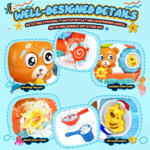 Bath Toys for Toddlers 1-3 Baby Bath Toys for Kids 1 2 3 Year Old Boys Girls Tub Toy for Baby Sensory Water Toy 6-12-18 Months Ideal Gifts
